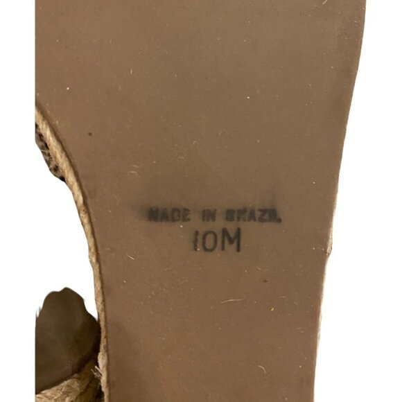 Matisse Verona Cheetah Espadrille Wedges Heel Sandals, Size 10 - Picture 9 of 10